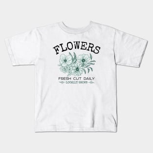 Farmer's Market Flower Kids T-Shirt